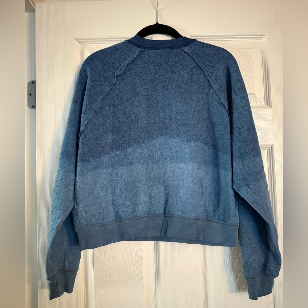 Groceries Apparel Hand-Dyed Indigo Sweatshirt Size S NWT - Picture 3 of 8